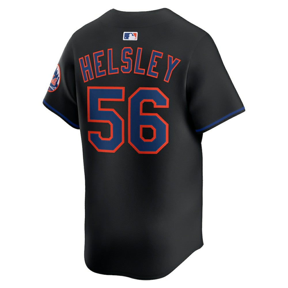 Black Ryan Helsley New York Mets Nike Alternate Limited Player Jersey