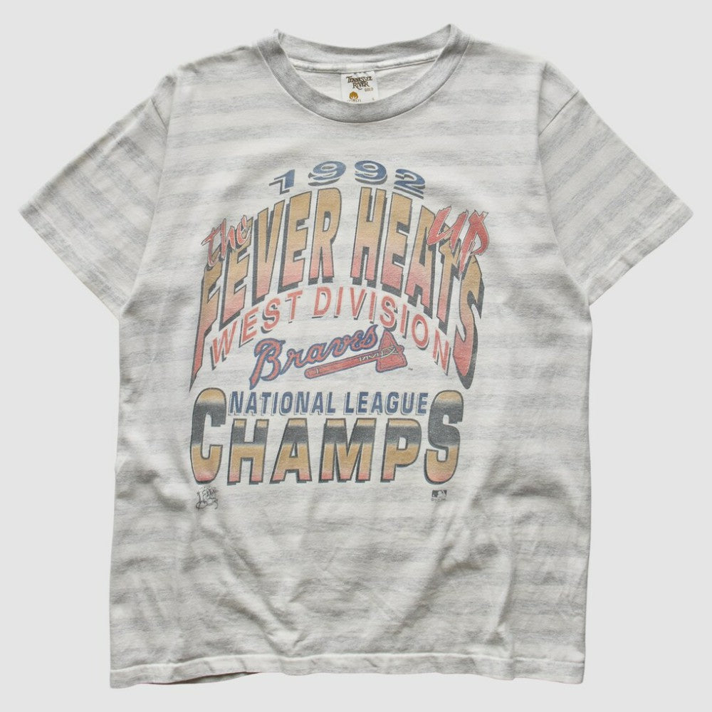 Gray Atlanta Braves 1992 T-Shirt
