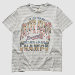 Gray Atlanta Braves 1992 T-Shirt