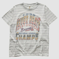 Gray Atlanta Braves 1992 T-Shirt