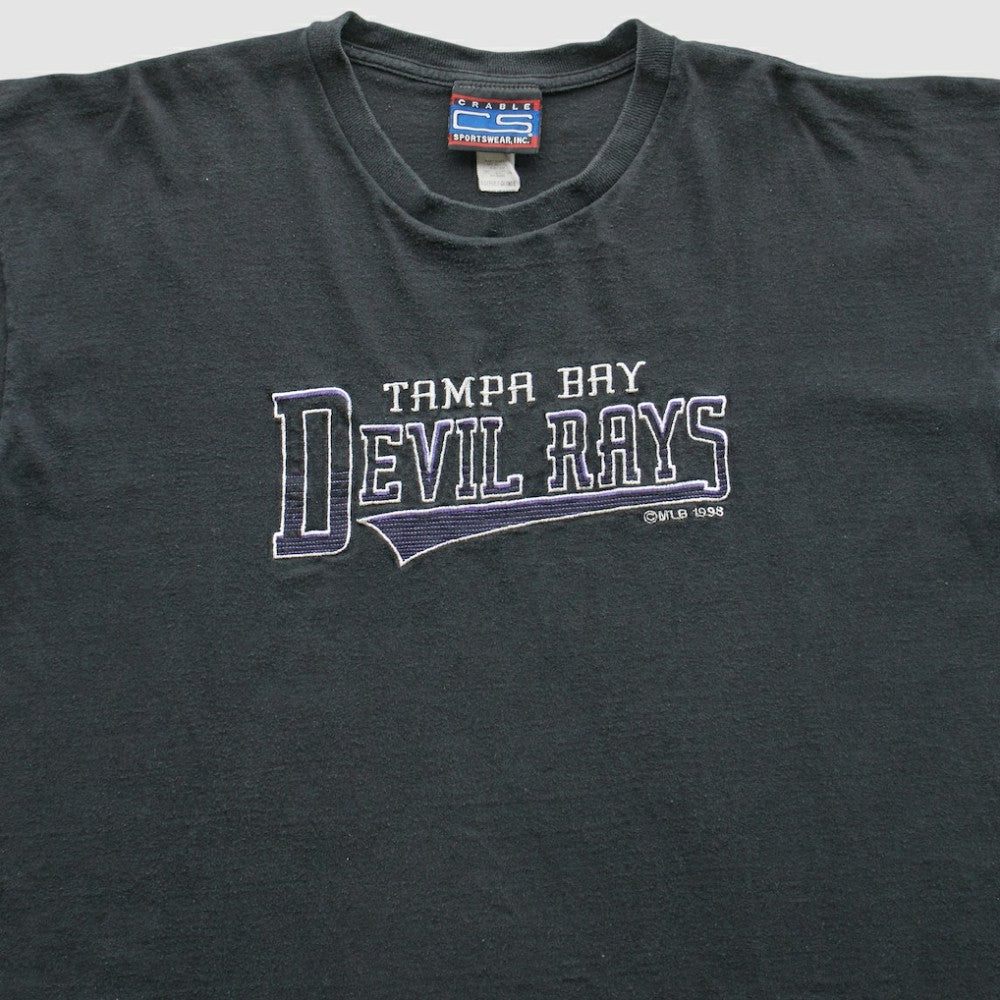 Black Tampa Bay Rays 1998 T-Shirt