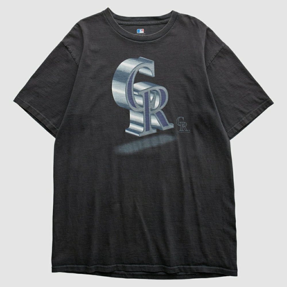 Black Colorado Rockies 2000s T-Shirt