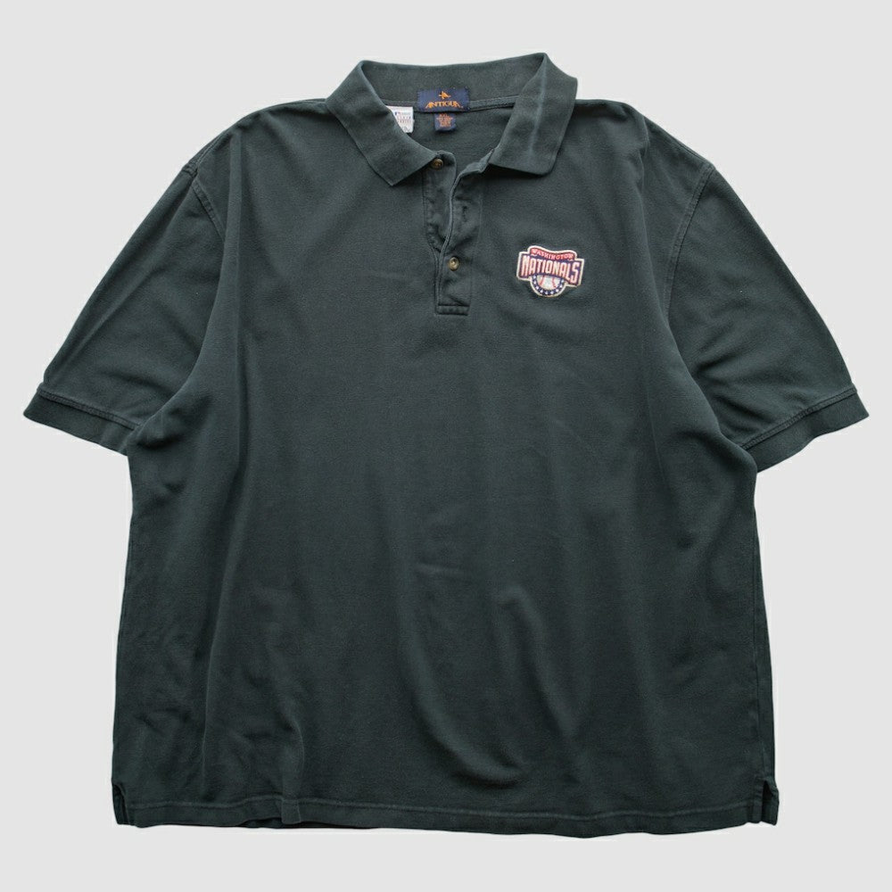 Dark Heather Gray Washington Nationals 90s T-Shirt