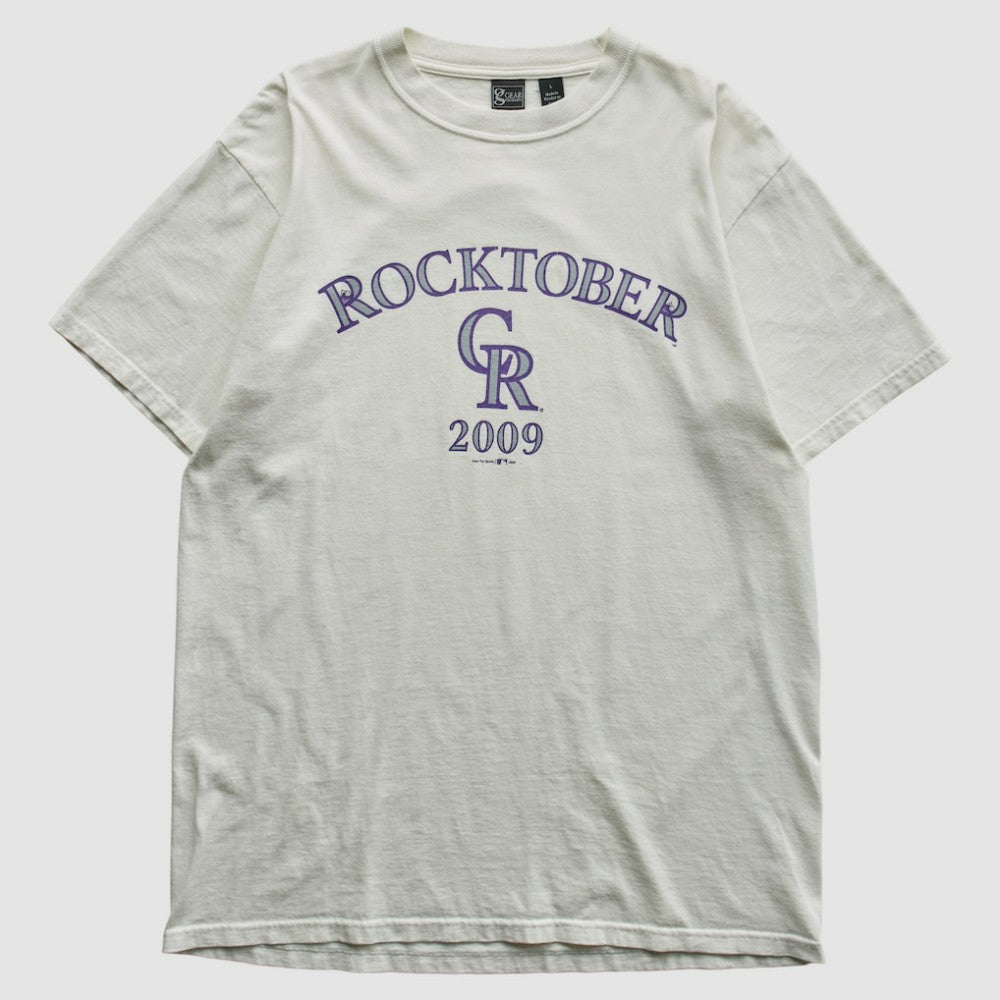 White Colorado Rockies Gear 2009 T-Shirt