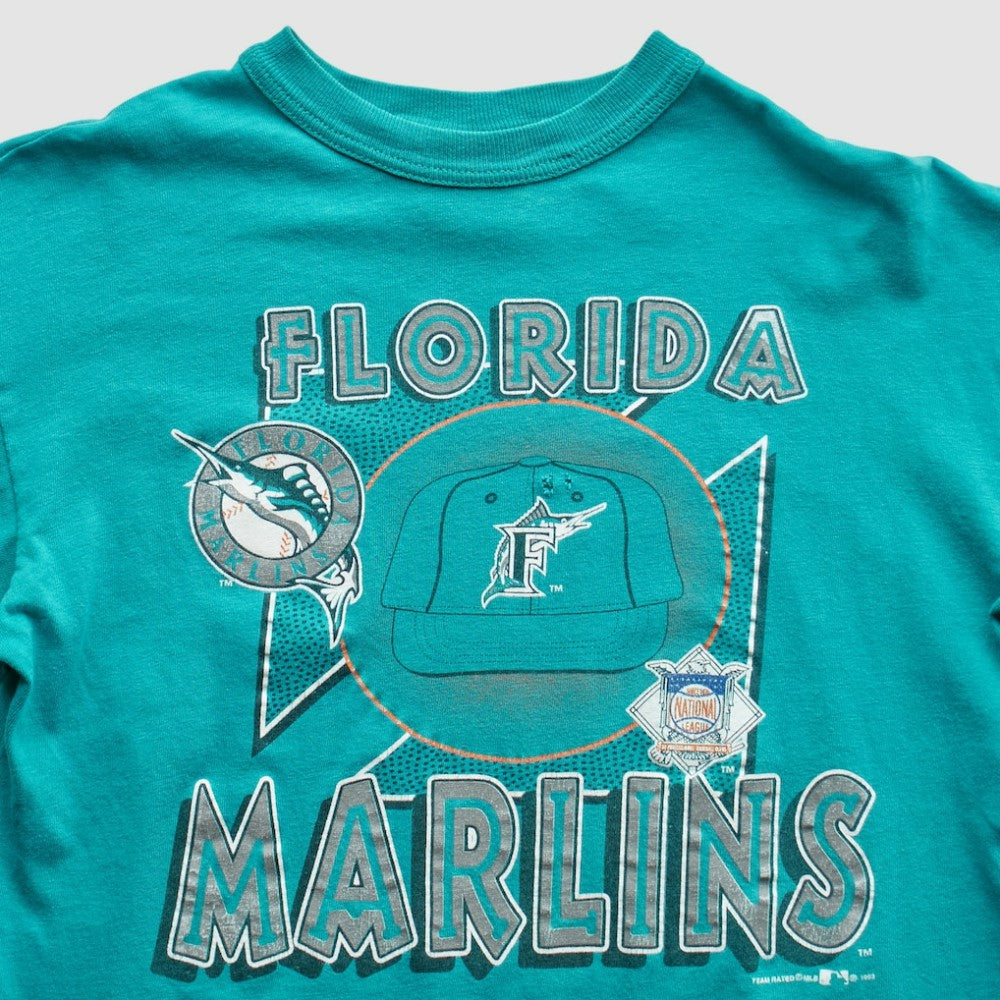 Teal Miami Marlins Team Rated 1993 T-Shirt