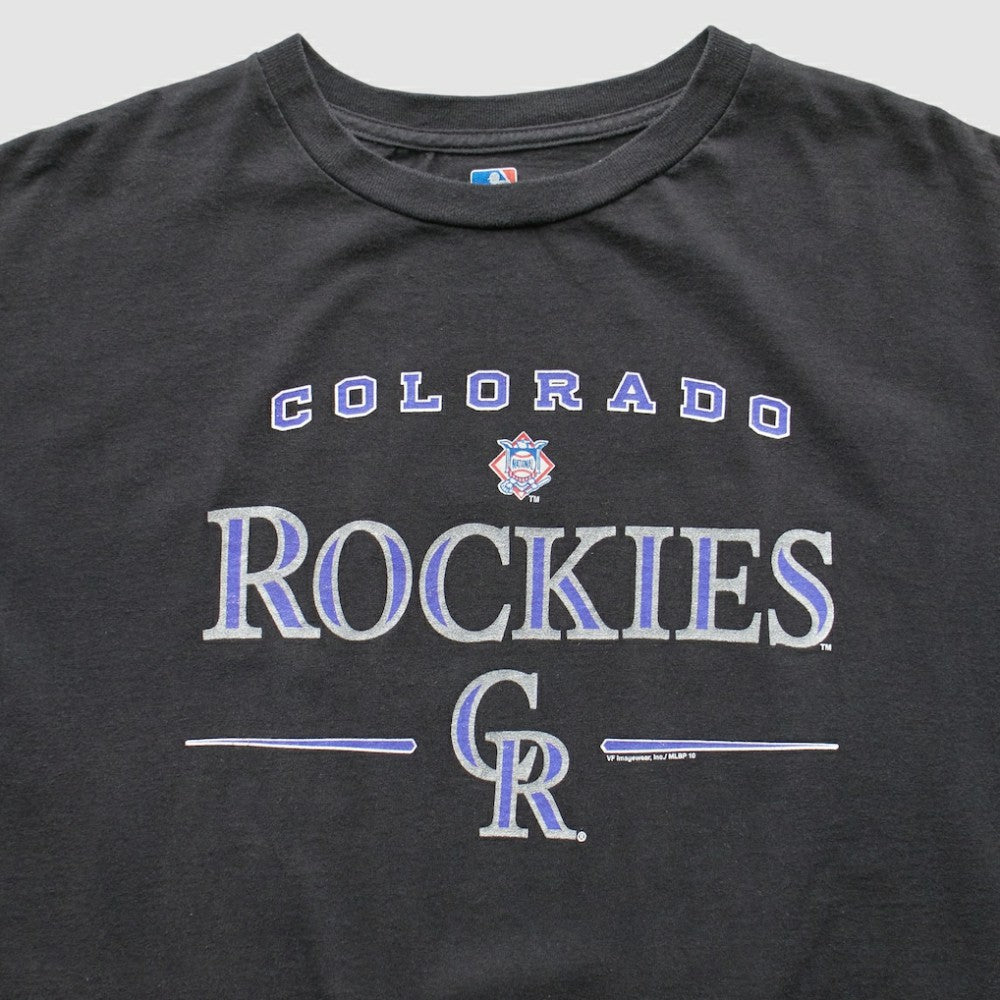 Black Colorado Rockies 2000s T-Shirt