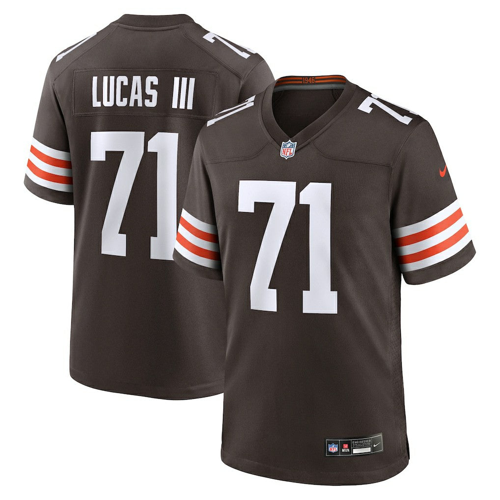 Cornelius Lucas  Team Game Jersey - Cleveland Browns Jerseys