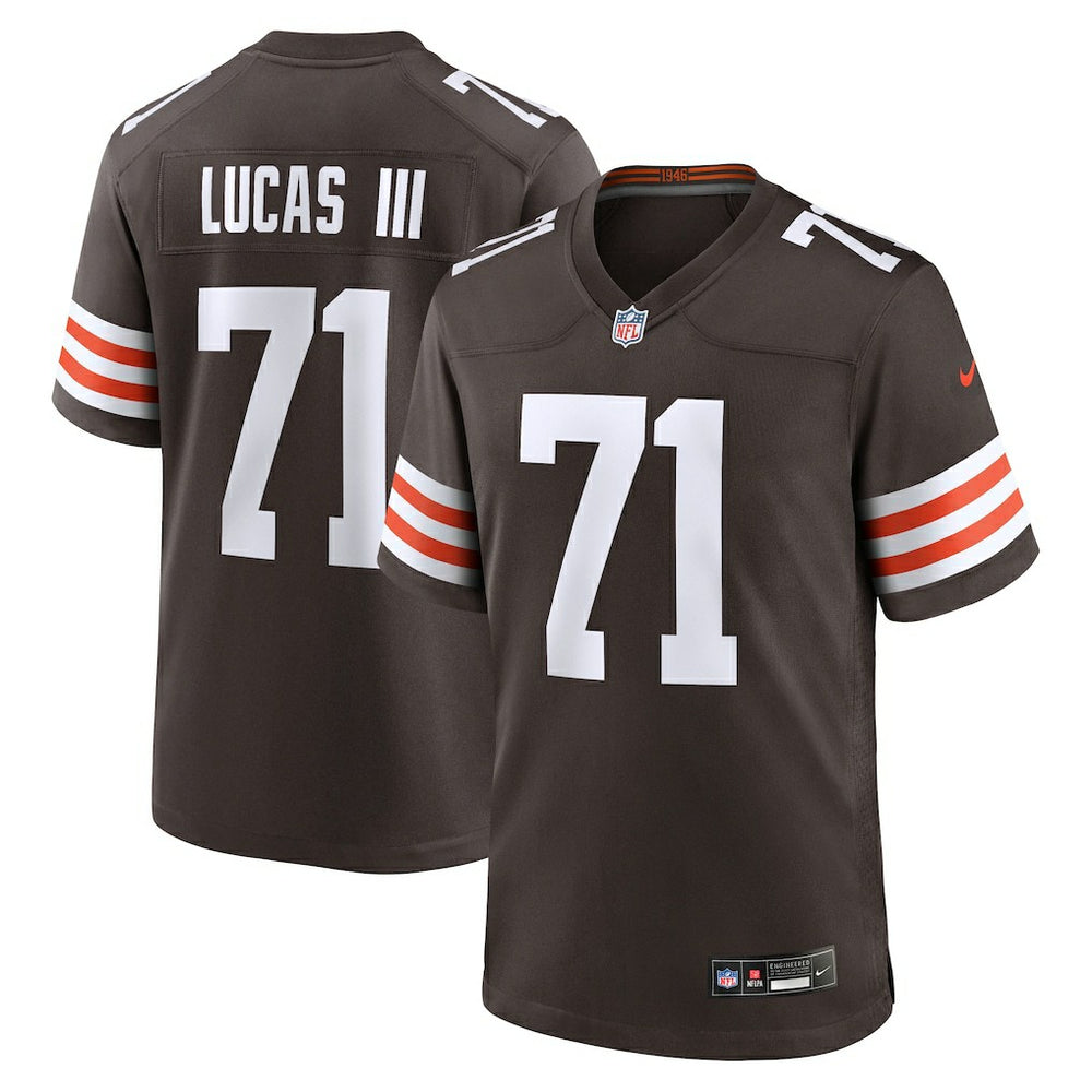 Cornelius Lucas  Team Game Jersey - Cleveland Browns Jerseys