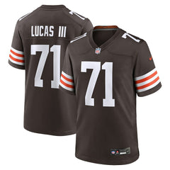 Cornelius Lucas  Team Game Jersey - Cleveland Browns Jerseys