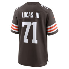 Cornelius Lucas  Team Game Jersey - Cleveland Browns Jerseys