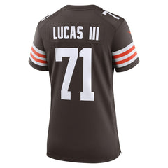 Cornelius Lucas  Women's Team Game Jersey - Cleveland Browns Jerseys