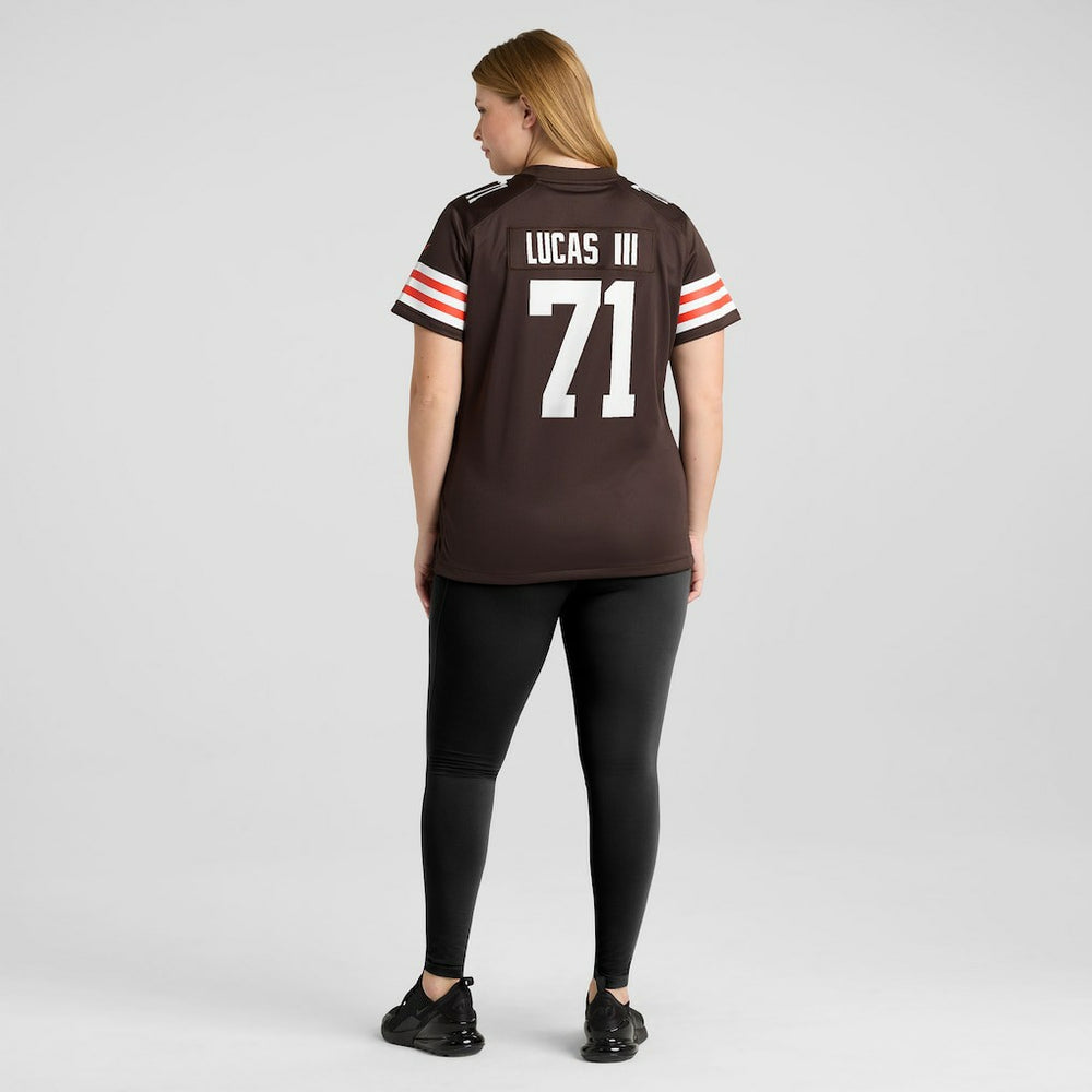 Cornelius Lucas  Women's Team Game Jersey - Cleveland Browns Jerseys