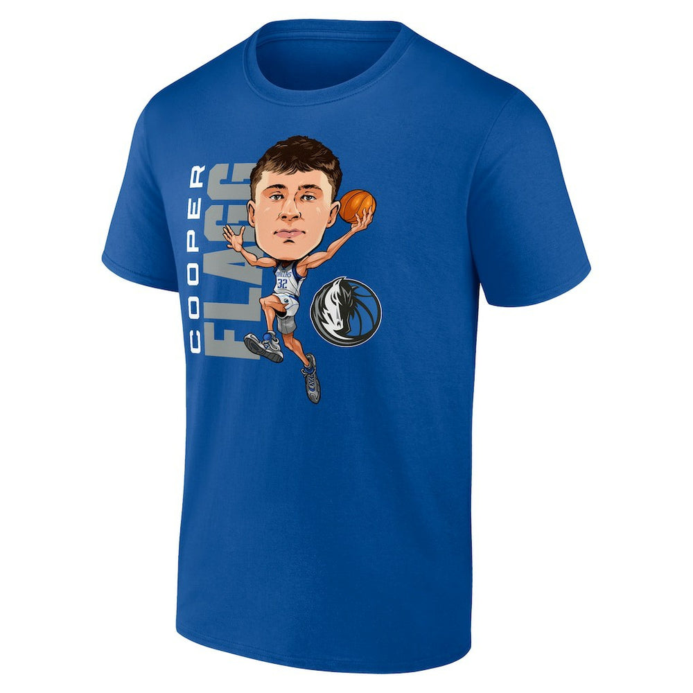 Cooper Flagg Dallas Mavericks Caricature T-Shirt sale