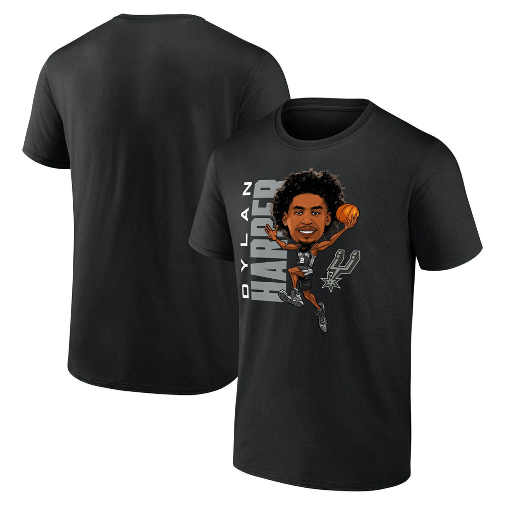 Dylan Harper San Antonio Spurs Caricature T-Shirt