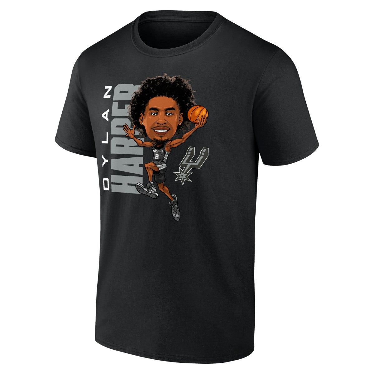 Dylan Harper San Antonio Spurs Caricature T-Shirt