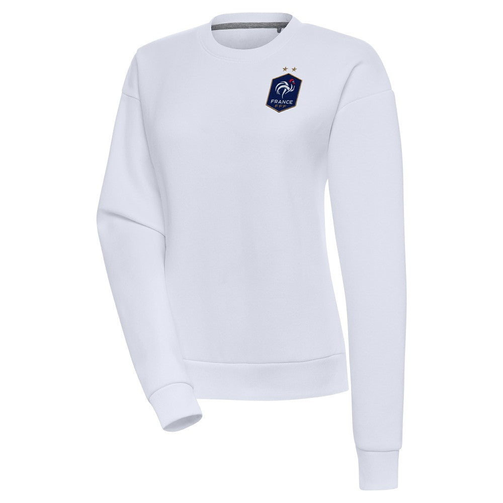 France National Team Antigua Women's Takeover Pullover Sweatshirt