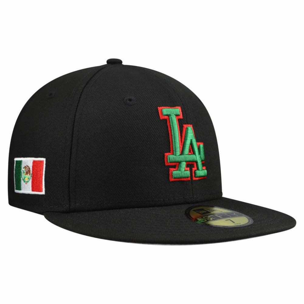 Black Los Angeles Dodgers New Era Mexico 59FIFTY Fitted Hat