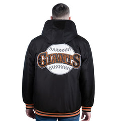 Black San Francisco Giants Starter Pro Polyfilled Full-Zip Jacket