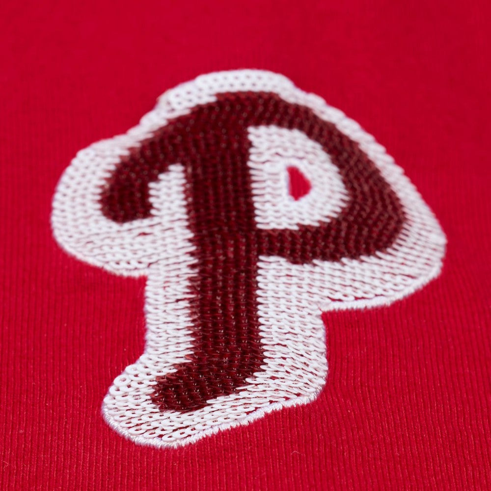White Philadelphia Phillies Mitchell & Ness Women's Cropped Raglan Boxy T-Shirt