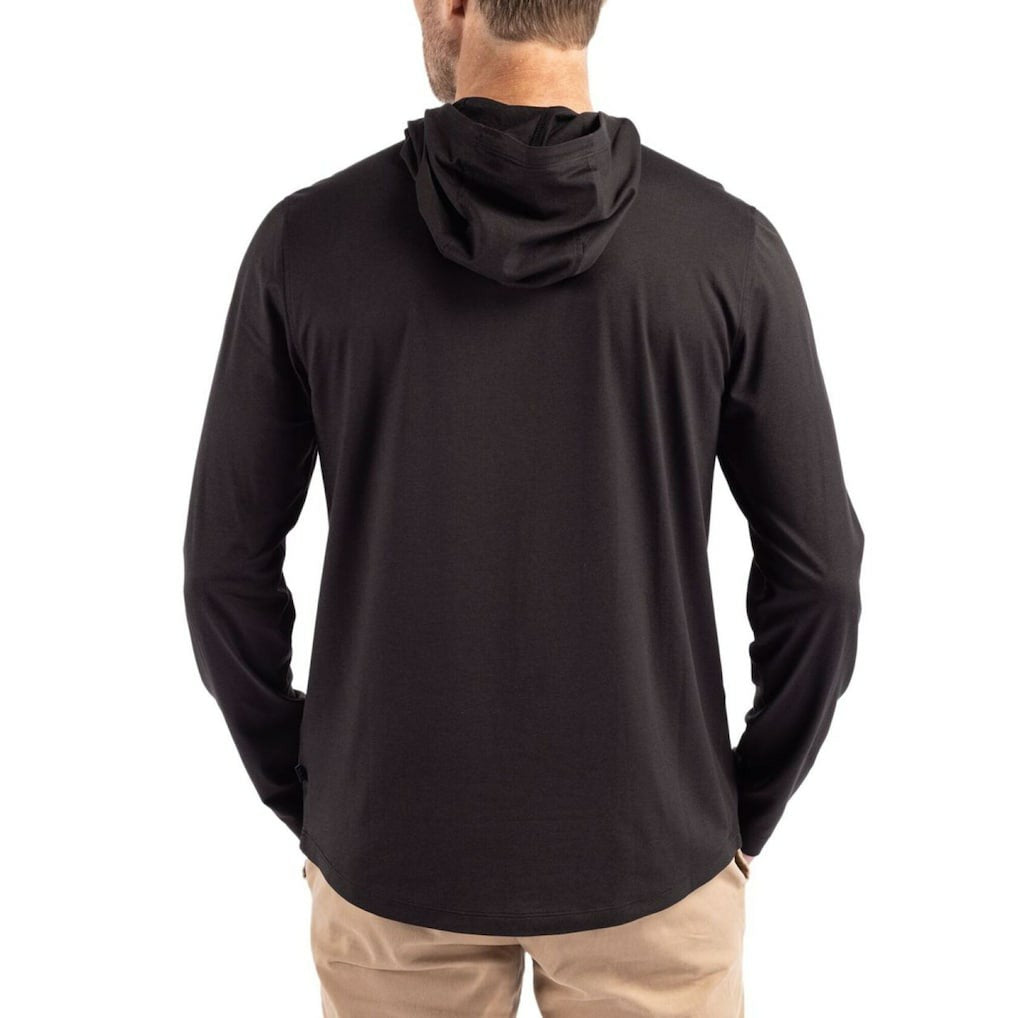 Cutter & Buck Coastline Epic Comfort Eco Recycled Long Sleeve Hoodie T-Shirt - Pittsburgh Steelers Hoodies