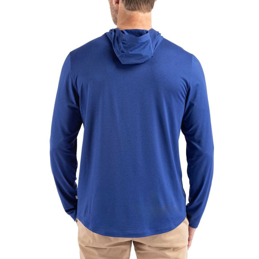 Cutter & Buck Coastline Epic Comfort Eco Recycled Long Sleeve Hoodie T-Shirt - Buffalo Bills Hoodies