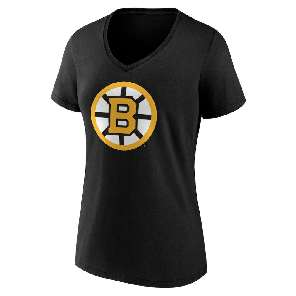 NHL Boston Bruins Women's Essential V-Neck T-Shirt