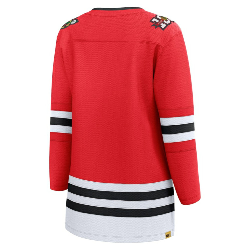NHL Chicago Blackhawks Fanatics Women's Centennial Breakaway Jersey