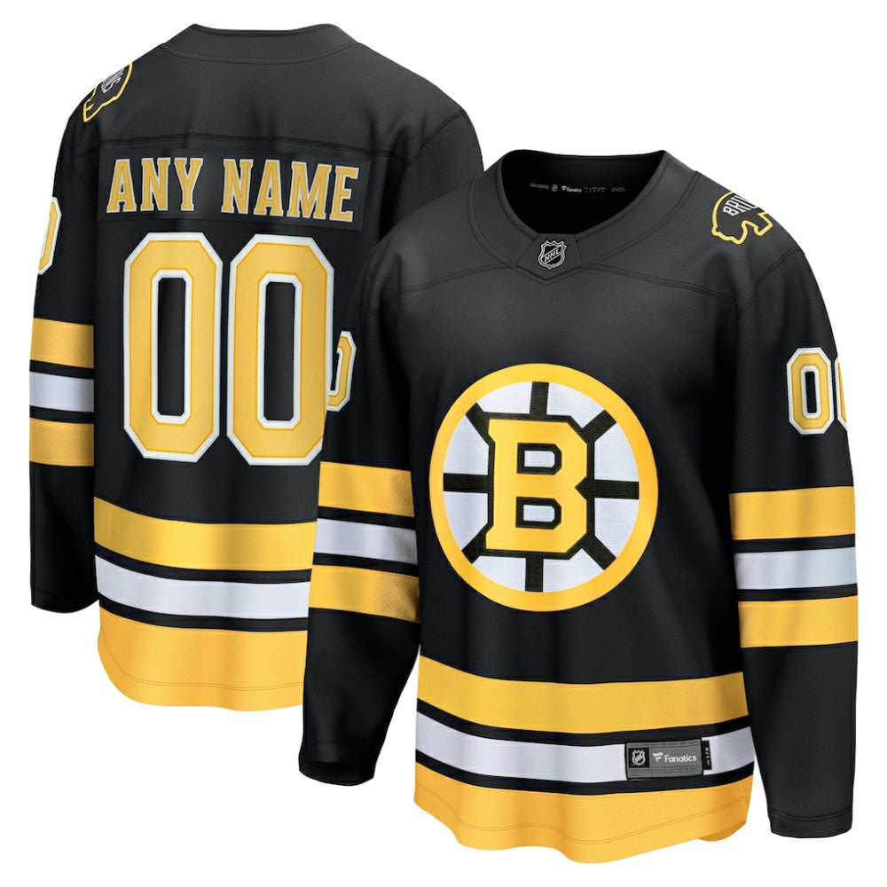 NHL Boston Bruins Fanatics Home Breakaway Custom Jersey