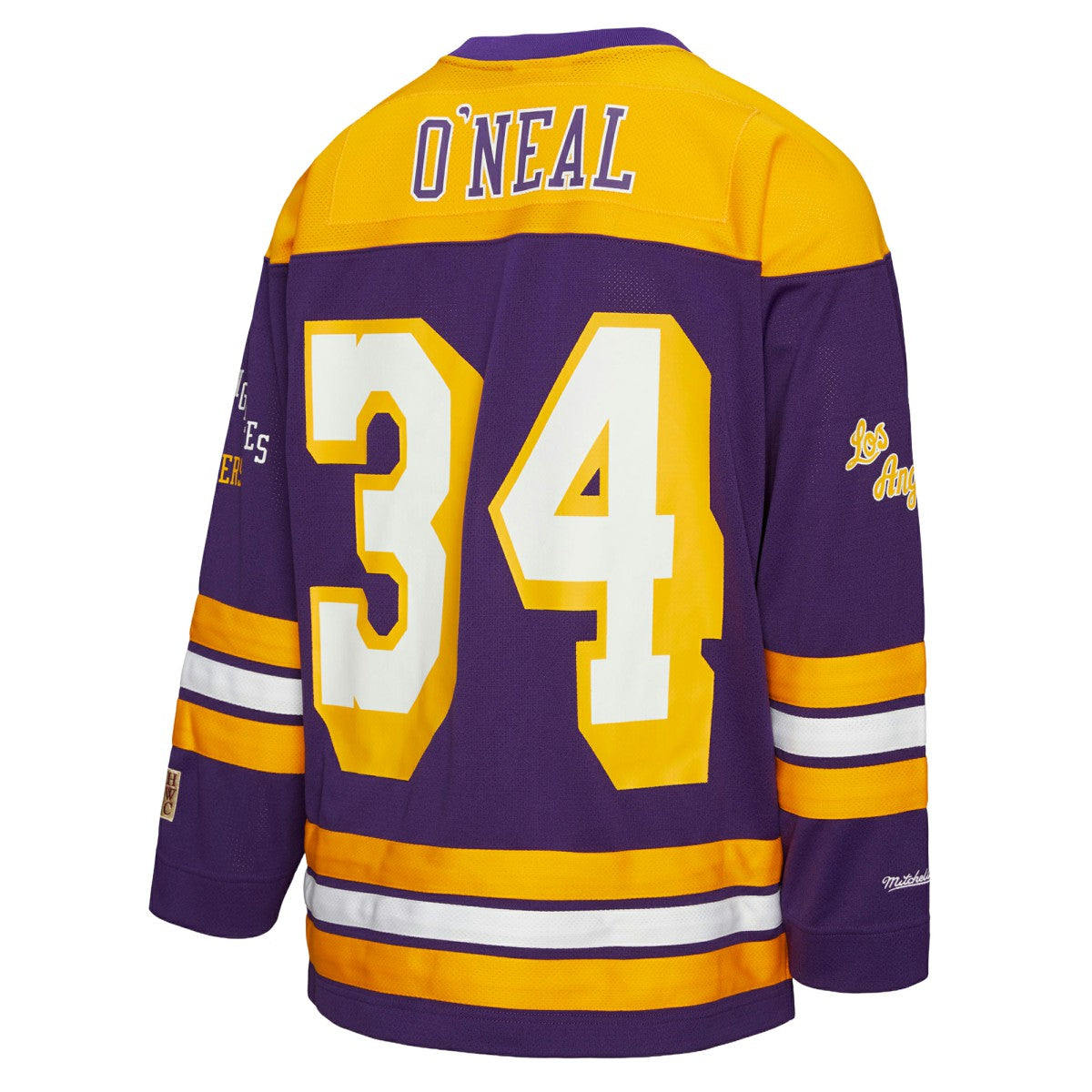 Mitchell & Ness Shaquille O'Neal Los Angeles Lakers Unisex Maxxed Out Fashion Hockey Jersey