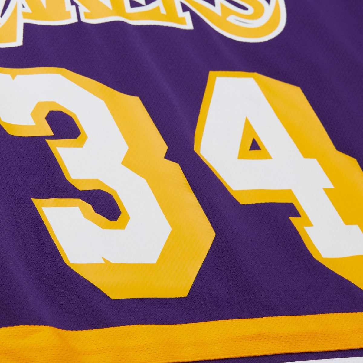 Mitchell & Ness Shaquille O'Neal Los Angeles Lakers Unisex Maxxed Out Fashion Hockey Jersey