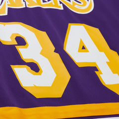 Mitchell & Ness Shaquille O'Neal Los Angeles Lakers Unisex Maxxed Out Fashion Hockey Jersey
