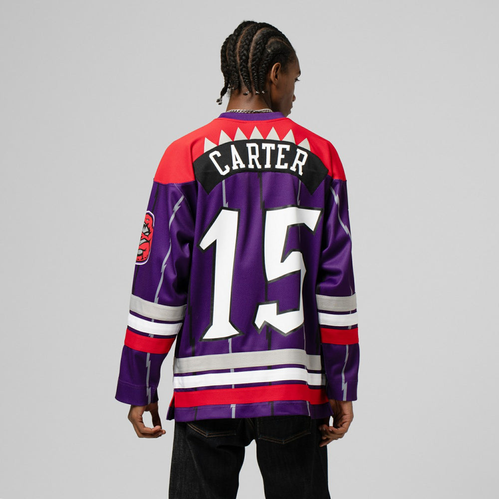 Mitchell & Ness Vince Carter Toronto Raptors Unisex Maxxed Out Fashion Hockey Jersey