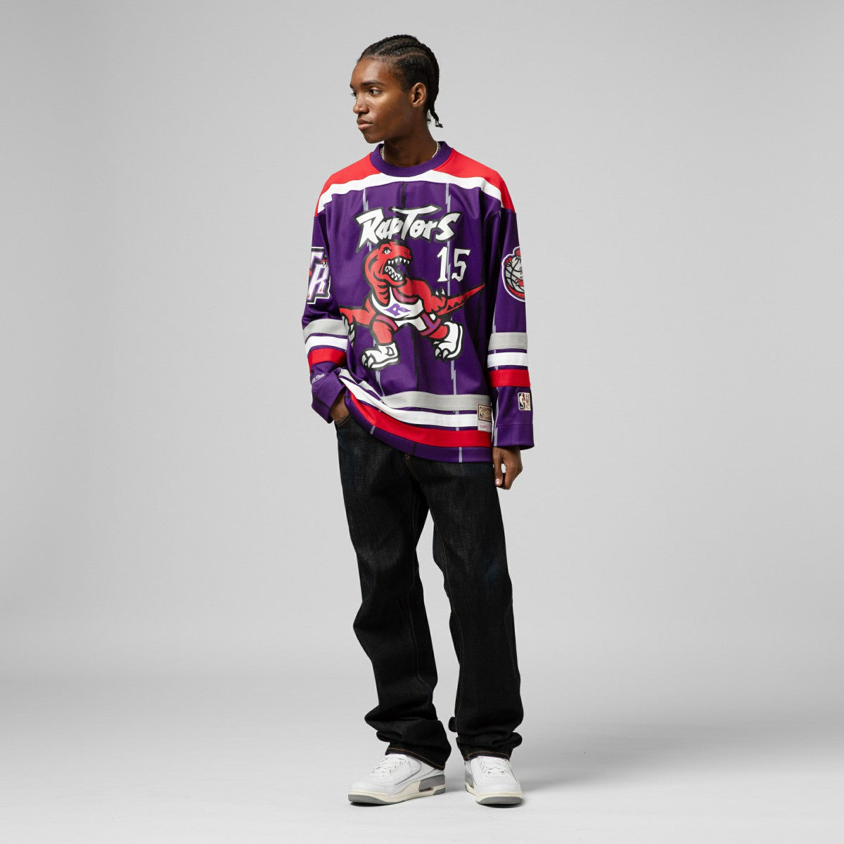 Mitchell & Ness Vince Carter Toronto Raptors Unisex Maxxed Out Fashion Hockey Jersey