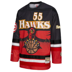 Mitchell & Ness Dikembe Mutombo Atlanta Hawks Unisex Maxxed Out Fashion Hockey Jersey