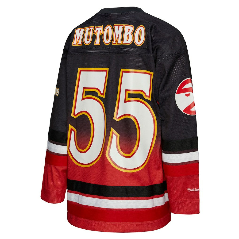 Mitchell & Ness Dikembe Mutombo Atlanta Hawks Unisex Maxxed Out Fashion Hockey Jersey