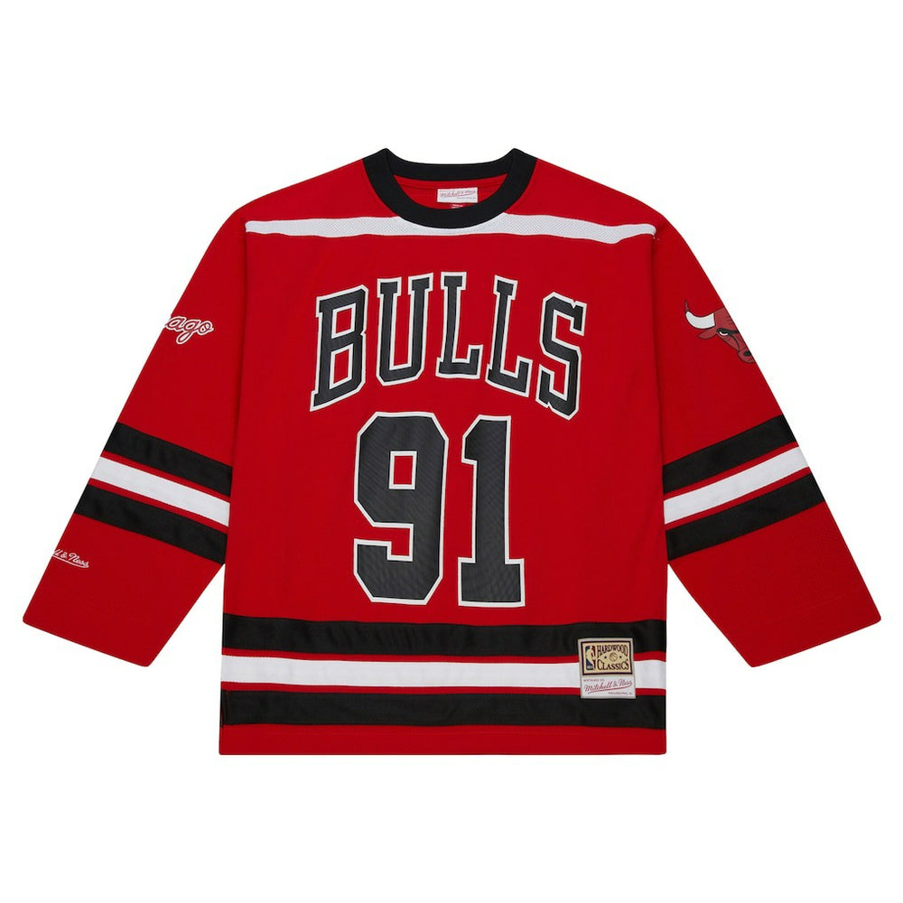 Mitchell & Ness Dennis Rodman Chicago Bulls Unisex Maxxed Out Fashion Hockey Jersey sale