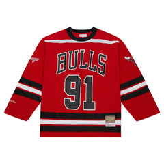 Mitchell & Ness Dennis Rodman Chicago Bulls Unisex Maxxed Out Fashion Hockey Jersey sale