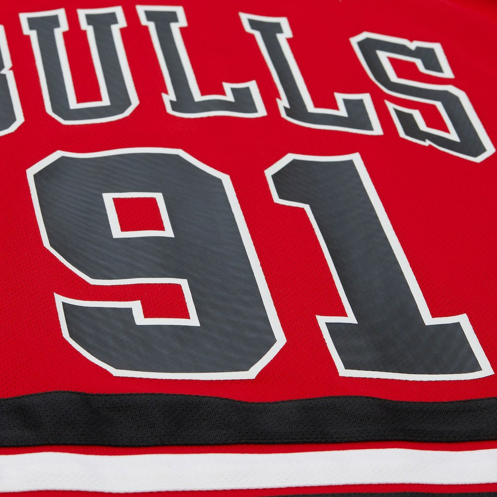 Mitchell & Ness Dennis Rodman Chicago Bulls Unisex Maxxed Out Fashion Hockey Jersey sale