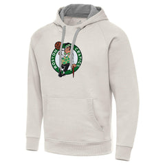 Boston Celtics Antigua Big Logo Victory Pullover Hoodie