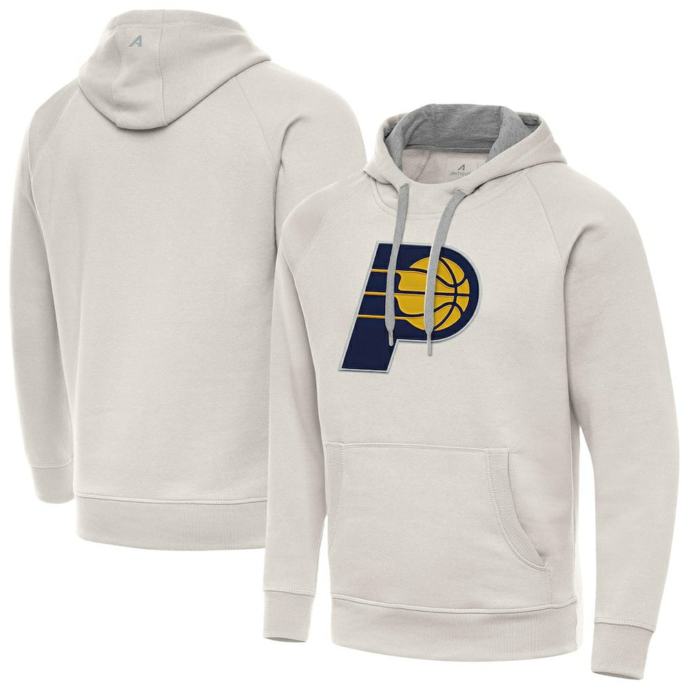 Indiana Pacers Antigua Big Logo Victory Pullover Hoodie