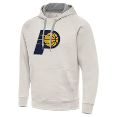 Indiana Pacers Antigua Big Logo Victory Pullover Hoodie