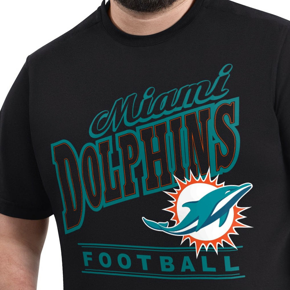 G-III Sports by Carl Banks Adaptive Headliner Graphic T-Shirt - Miami Dolphins T-shirts