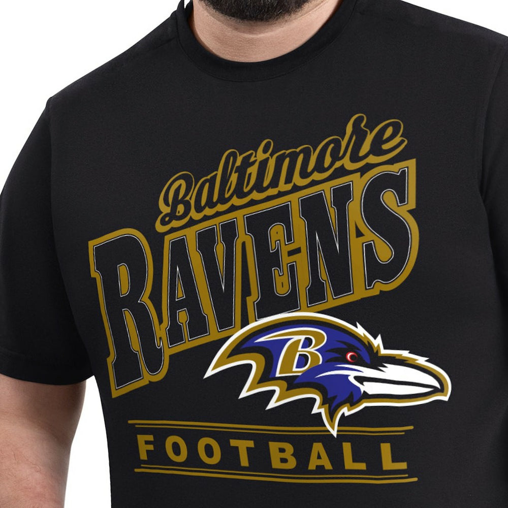 G-III Sports by Carl Banks Adaptive Headliner Graphic T-Shirt - Baltimore Ravens T-shirts