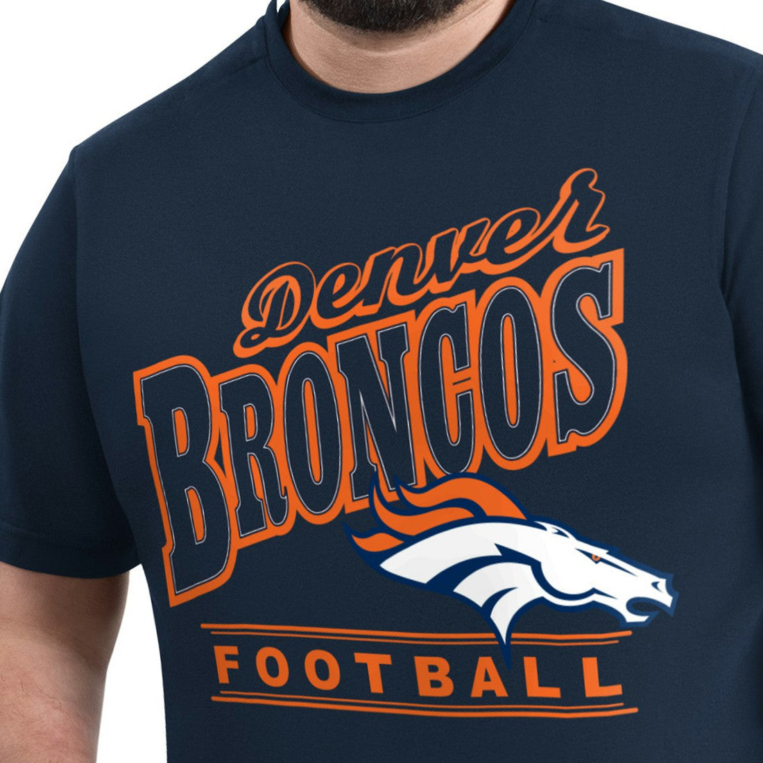 G-III Sports by Carl Banks Adaptive Headliner Graphic T-Shirt - Denver Broncos T-shirts