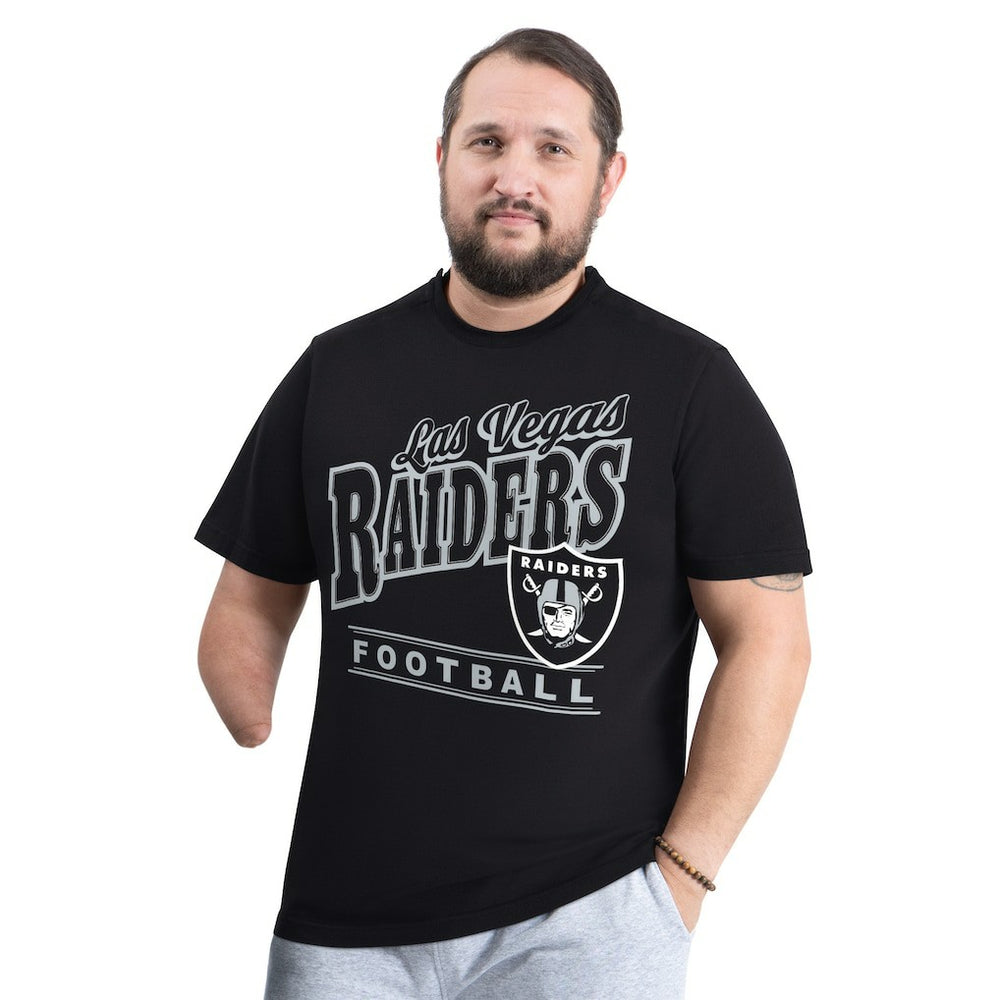 G-III Sports by Carl Banks Adaptive Headliner Graphic T-Shirt - Las Vegas Raiders T-shirts