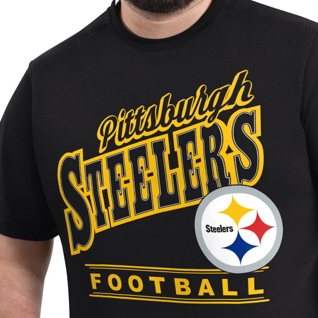 G-III Sports by Carl Banks Adaptive Headliner Graphic T-Shirt - Pittsburgh Steelers T-shirts