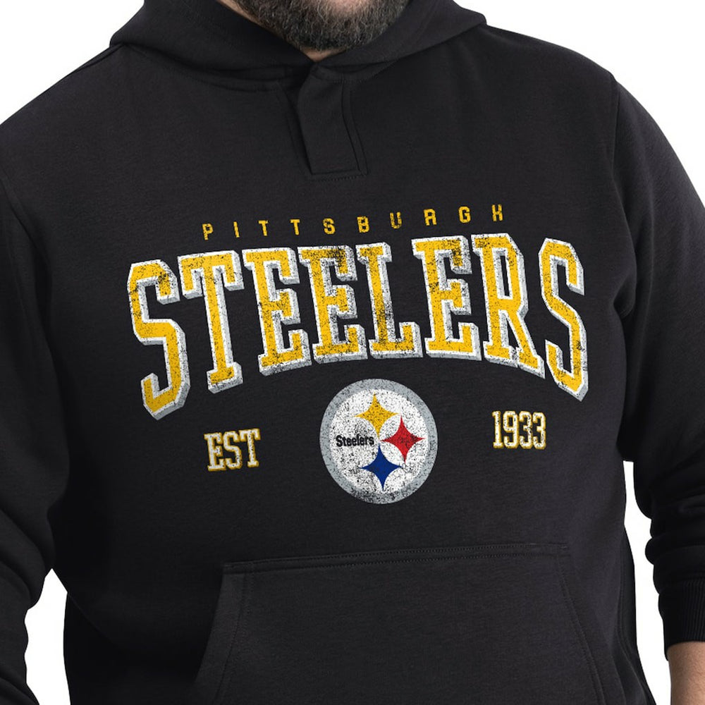 G-III Sports by Carl Banks Adaptive Team Spirit Graphic Fleece Pullover Hoodie - Pittsburgh Steelers Hoodies