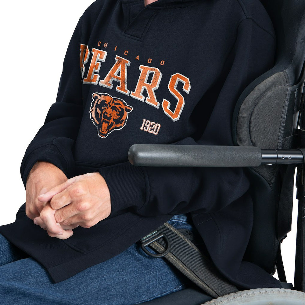 G-III Sports by Carl Banks Adaptive Team Spirit Graphic Fleece Pullover Hoodie - Chicago Bears Hoodies