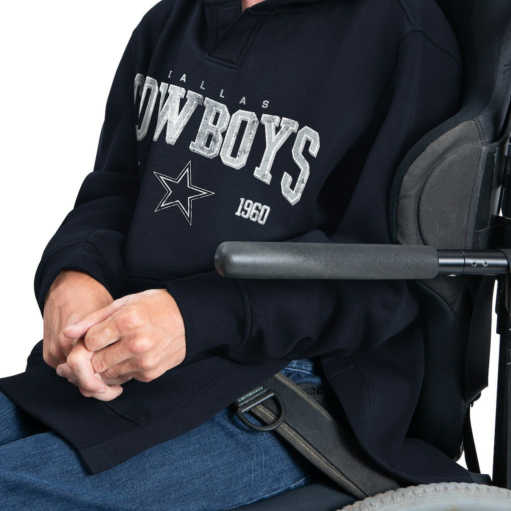 G-III Sports by Carl Banks Adaptive Team Spirit Graphic Fleece Pullover Hoodie - Dallas Cowboys Hoodies