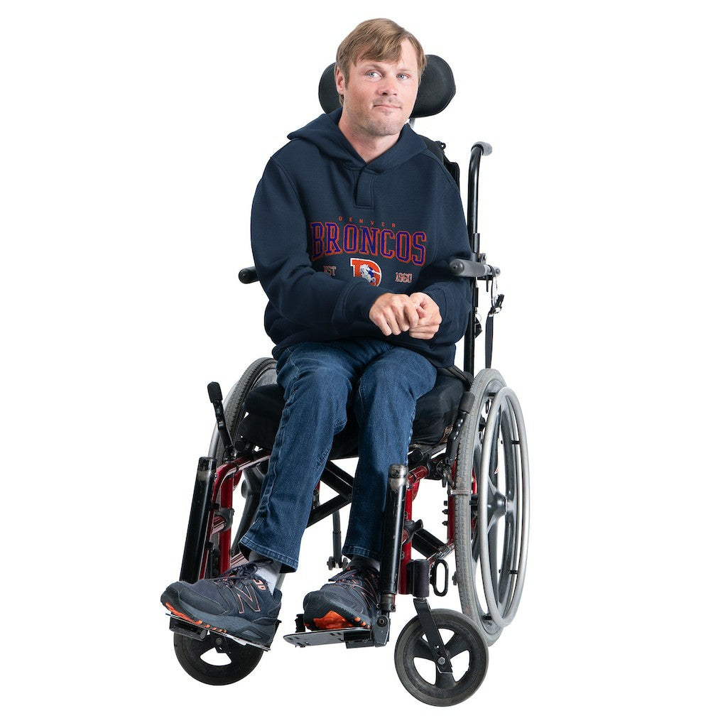 G-III Sports by Carl Banks Adaptive Team Spirit Graphic Fleece Pullover Hoodie - Denver Broncos Hoodies
